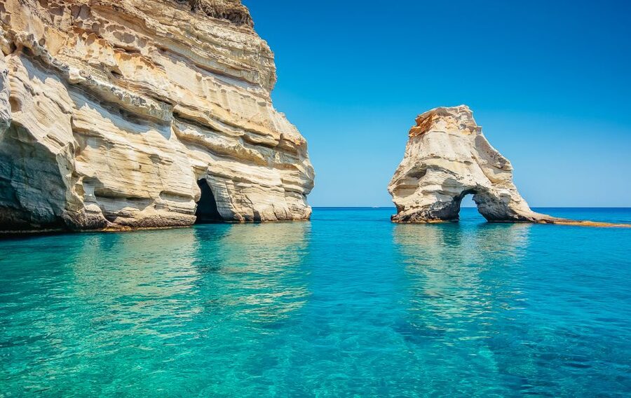 Adamas: Kleftiko Sailing Day Trip with Snorkeling and Lunch - Agios Dimitrios and the evening ride home
