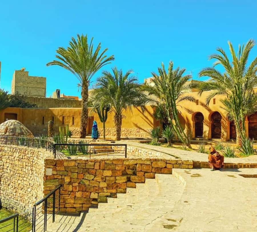 Agadir: Taroudant Oasis and Tiout Day Trip with Lunch Option - The fortified ramparts and Atlas Mountain views