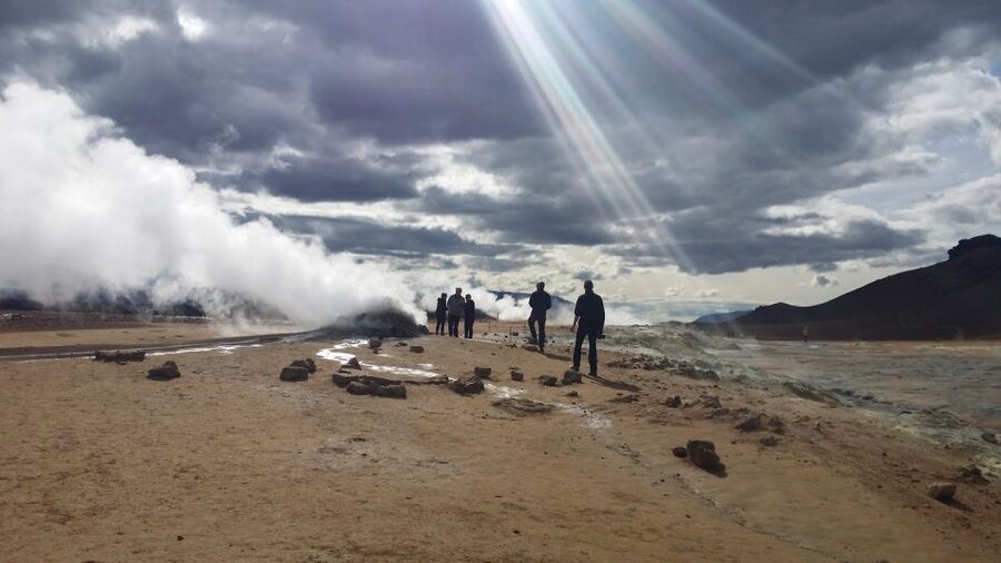 Akureyri Port: Lake Mývatn & Goðafoss Waterfall Day Trip - Hverir’s boiling mud and fumaroles