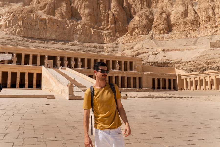Aswan: Luxor Day Trip with Sunrise Hot Air Balloon & Felucca - Luxor Temple after the long day