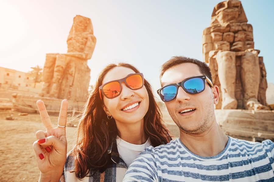 Aswan: Luxor Day Trip with Sunrise Hot Air Balloon & Felucca - Sunrise by hot air balloon over Luxor