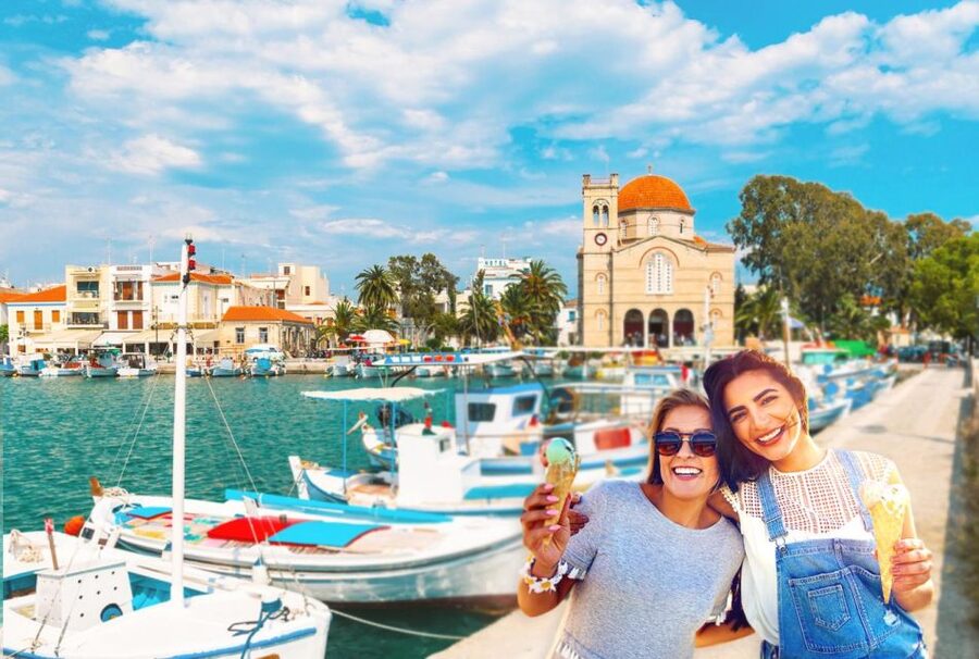 Athens: Guided Day Trip to Aegina Island with Swimming - Two hours for swimming, lunch, and a slower pace