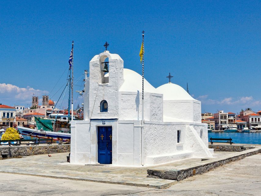 Athens: Guided Day Trip to Aegina Island with Swimming - Meeting at Piraeus and boarding the ferry