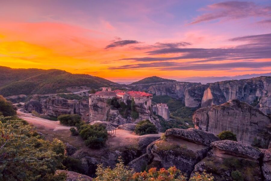 Athens: Meteora 2-Day Trip with Hotel, Sunset & Morning tour - Visiting the monasteries and paying the extra fees