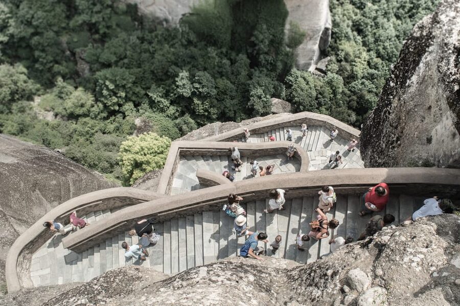 Athens: Meteora Day Trip with Central Pickup & Audio Guide - Kalabaka: Lunch, Rest, and a Quick Look Around