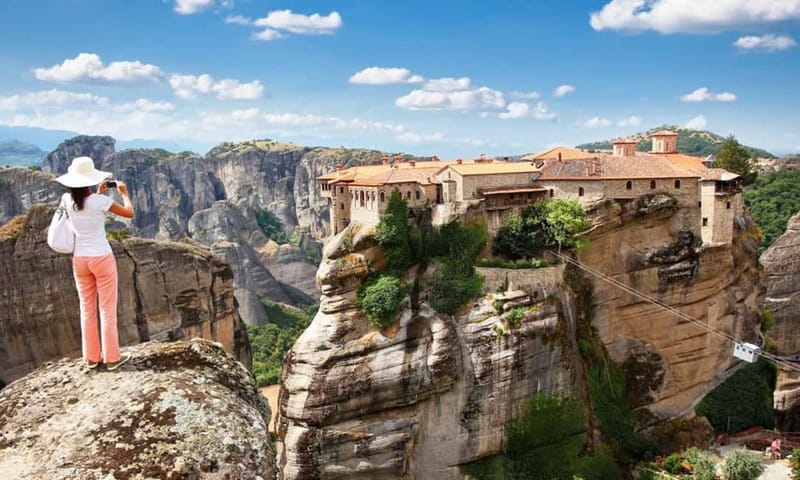 Athens: Meteora Monasteries Day Trip with Caves and Lunch - Hermit Caves and the smaller stops