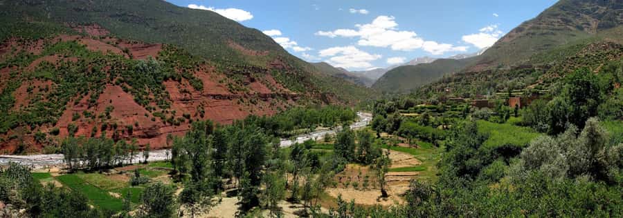 Atlas Mountains and 4 Valleys Day Trip - The drive from Marrakech to Tnine Ourika