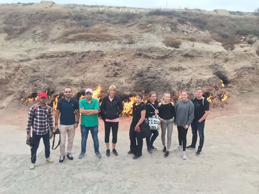 Baku: Gobustan, Volcanoes, Fire Temple and Yanardag Day Trip - The mud volcanoes and the memorable Lada ride