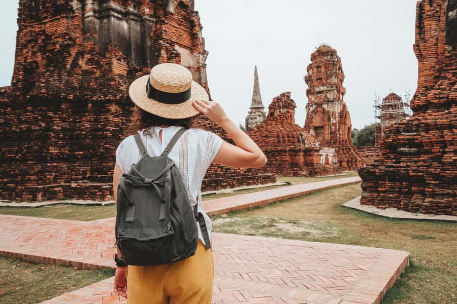 Bangkok: Ayutthaya & Lopburi Monkey Temple Private Day Trip - Wat Phu Khao Thong, the Golden Mount outside Ayutthaya