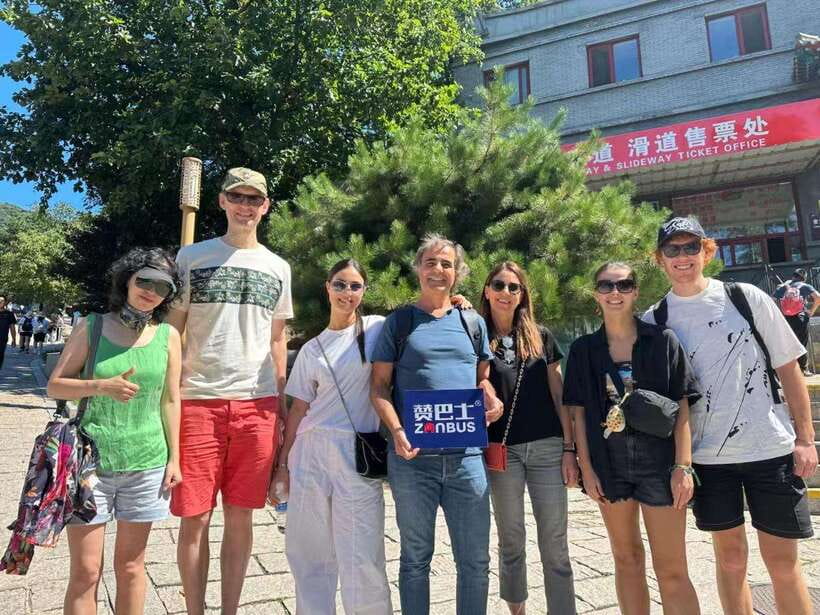 Beijing: Mutianyu Great Wall Day Trip by Bus with Tickets - Returning near Ditan Park and Lama Temple
