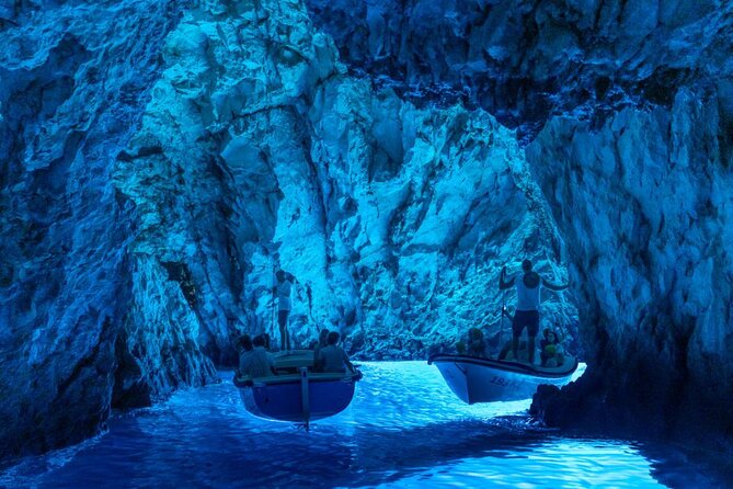 Blue & Green Cave Vis Island and Pakleni Islands Private Day Trip from Hvar - Budikovac Island starts the day with a swim