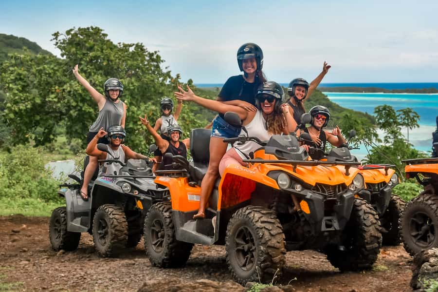 Bora Bora: Combo ATV & Jet Ski Day Trip with Polynesian BBQ - Key points at a glance