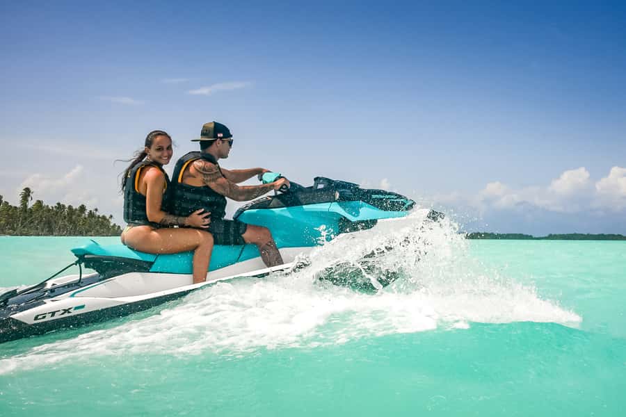 Bora Bora: Combo ATV & Jet Ski Day Trip with Polynesian BBQ - Polynesian BBQ on a motu