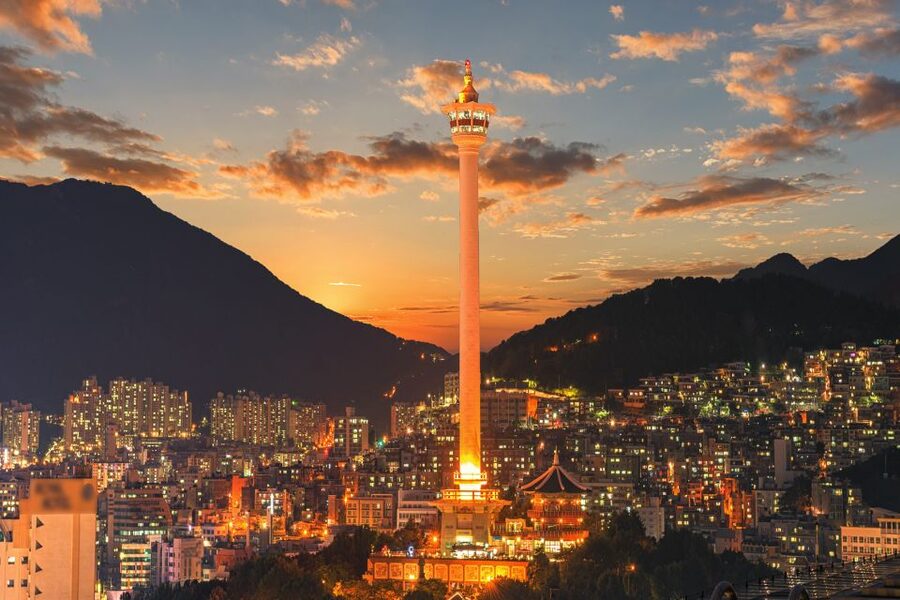 Busan: Day Trip with Gamcheon Culture Village and Sky Walk - Samwang Temple and its lantern tradition
