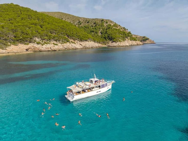 Cala Rajada: Boat Excursion with Drinks and Food - Swimming stops with time for snorkeling