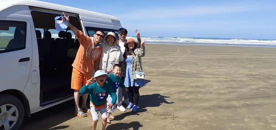 Cape Reinga: Day Trip from Paihia, Kerikeri, or Kaitaia - Walking the southern end of 90 Mile Beach
