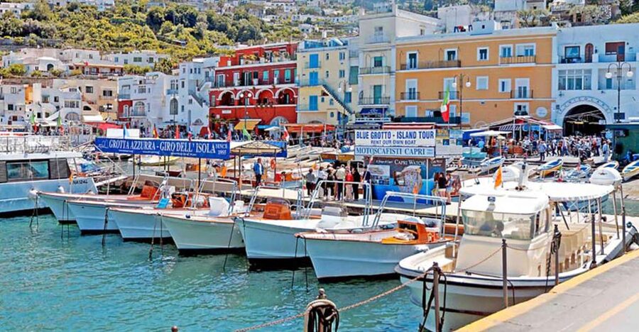 Capri: DIY Day Trip with Blue Grotto, Funicular & Lunch - The island boat trip and the Blue Grotto stop