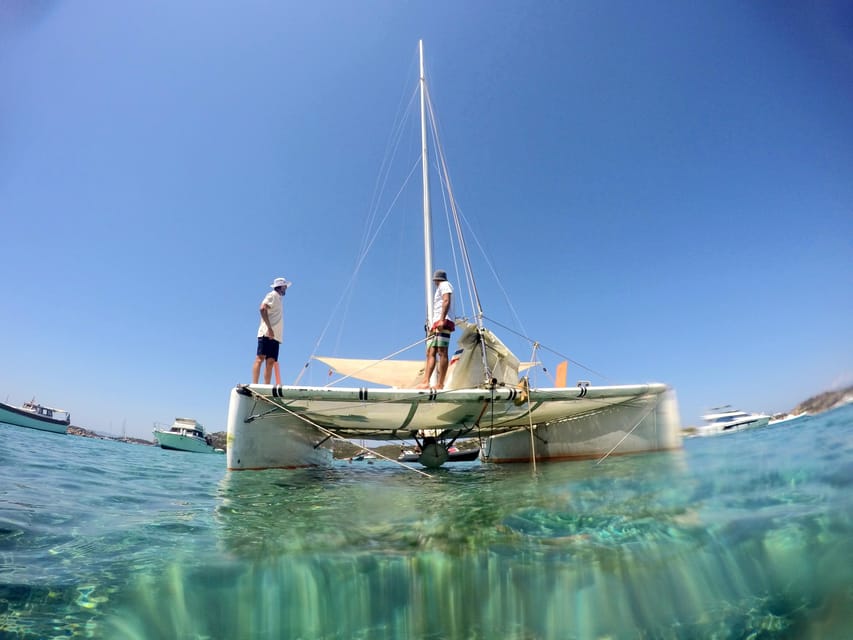 Catamaran: Day trips in La Maddalena's Archipelago - Piscine di Budelli: the first one-hour swim stop