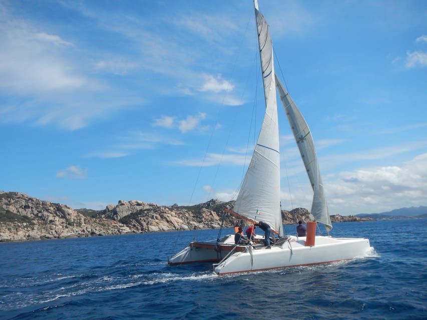 Catamaran: Day trips in La Maddalena's Archipelago - The return sail to Palau