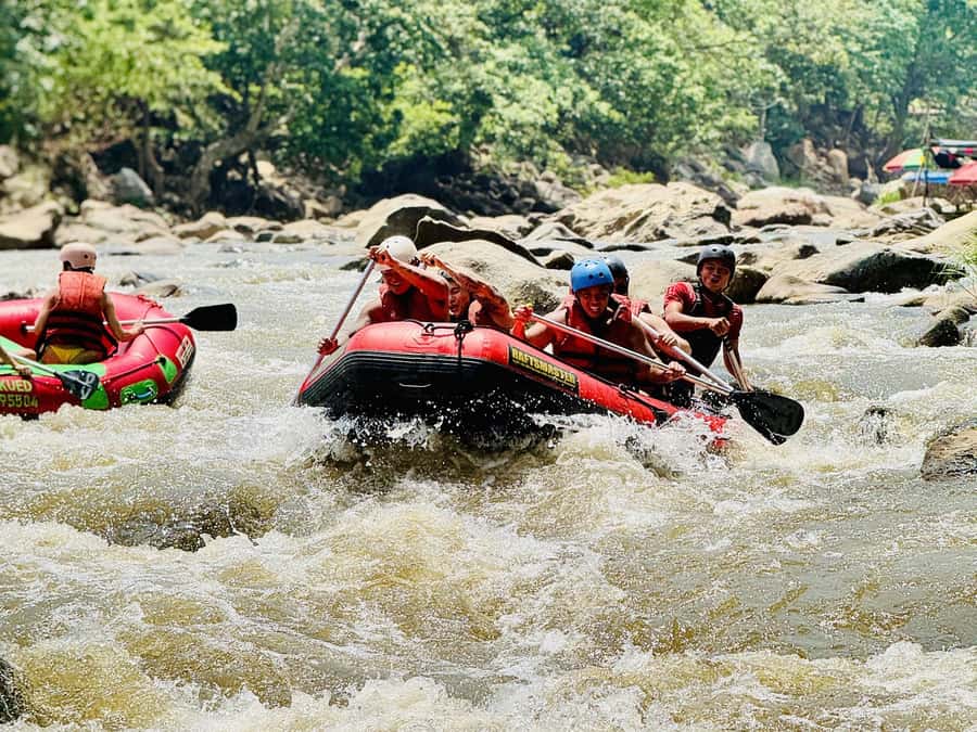 Chiang Mai: Sticky Waterfall and Rafting Day Trip - A quiet 40-minute bamboo raft ride
