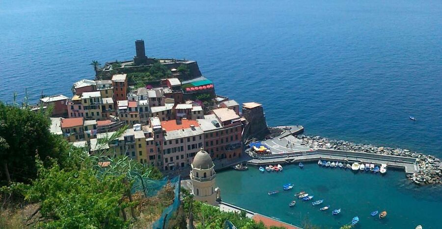 Cinque Terre Private Day Trip from Florence - Riomaggiore: boats, lanes, and the first view of the coast