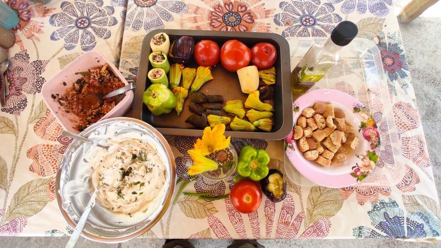 Crete: Sightseeing Day Trip with Cooking Lesson and Lunch - Krasi, old trees, and the olive oil factory