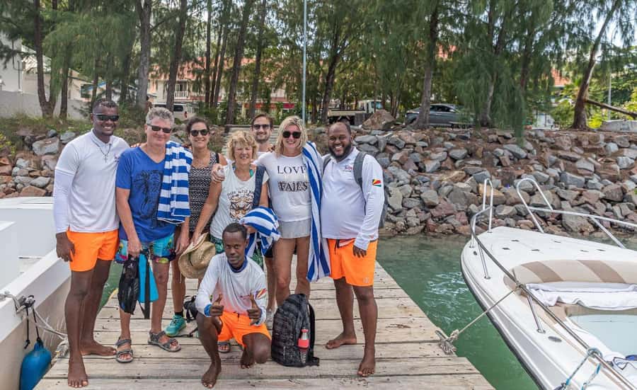 Curieuse and St Pierre Snorkeling Half-Day Trip No BBQ Lunch - Anse José Beach at midday