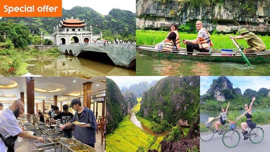Day Trip: Hoa Lu, Trang An, Mua Cave with Transfer and Lunch - Climbing 486 steps at Mua Cave