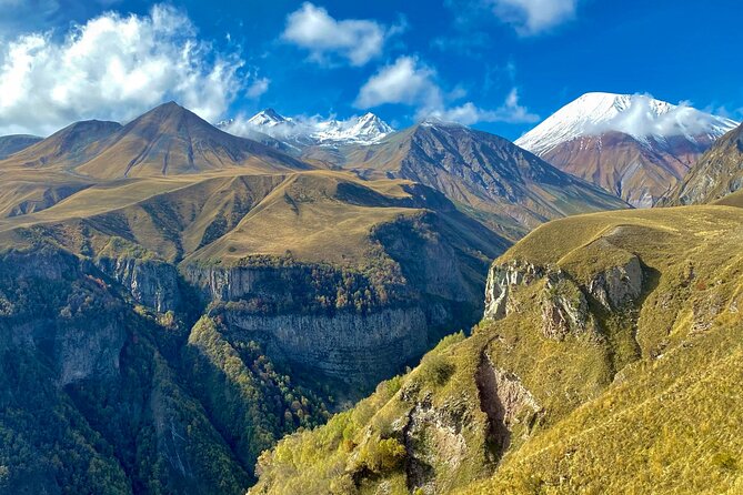 Day Trip to Kazbegi and Gudauri - The Friendship Monument above the Devil’s Valley