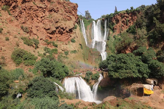Day Trip To Ouzoud Waterfalls (Guide Hike & Boat are options) - First views of the 360-foot falls
