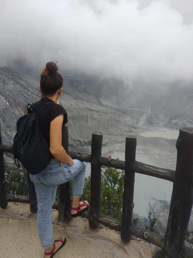 Day Trip Volcano White Crater Ciwidey Bandung - Tour Guide - Hot springs with a natural view