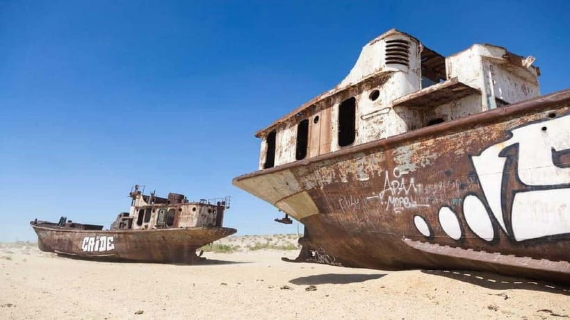 Daytrip from Khiva to Aral Sea Cemetery of Ships. All in one - Lunch, tickets, and the real cost