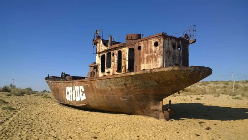 Daytrip from Khiva to Aral Sea Cemetery of Ships. All in one - The practical reality: a 12-hour plan that can become 15