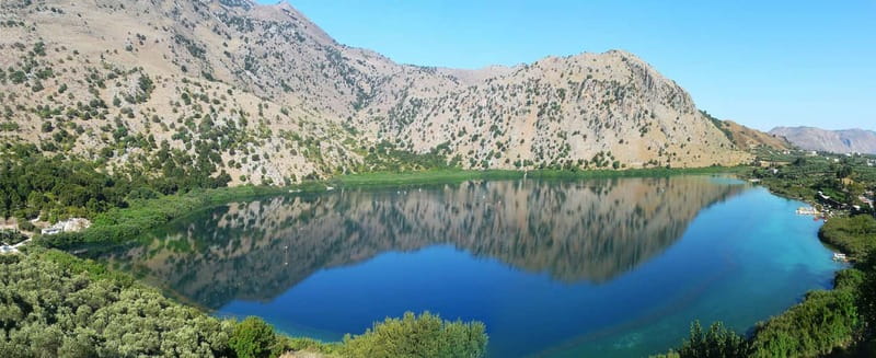 DayTrip Kournas lake Argyroupoli &Georgioupoli from Rethymno - Kournas Lake: freshwater, pedal boats, and a tight clock