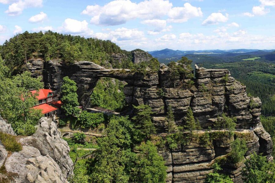 Dresden: Hassle-free trip to Bohemian and Saxon Switzerland - Bastei Bridge gives you the big opening view
