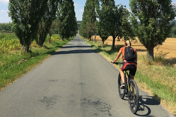 E-Bike Full-Day Trip From Prague:The Mighty Karlstejn Castle - From the city edge to quiet Czech countryside
