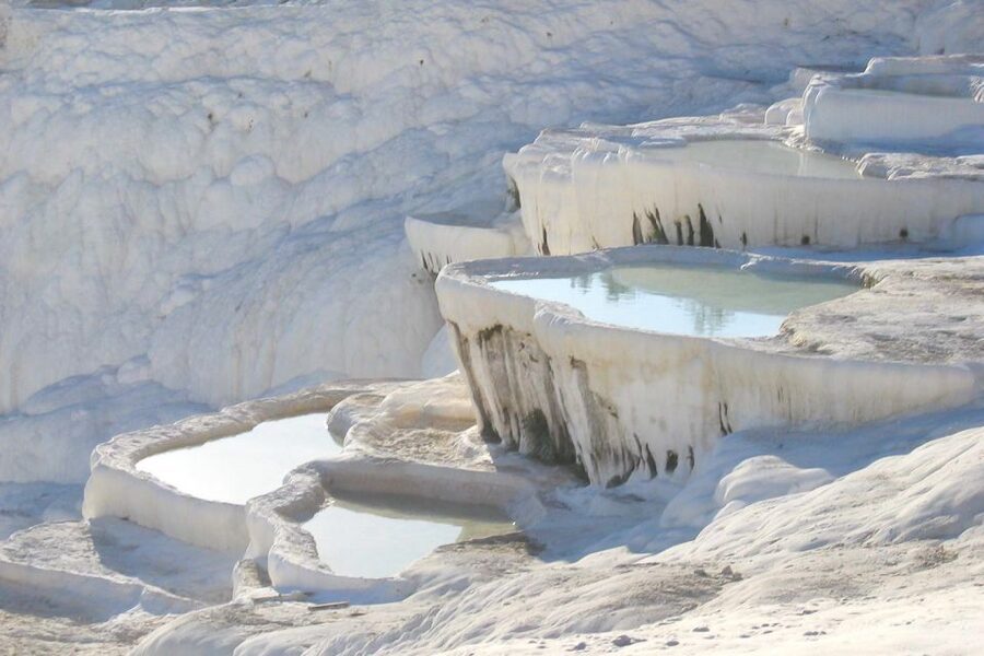 Ephesus and Pamukkale: Day Trip by Plane from Istanbul - Pamukkale’s white terraces and thermal water