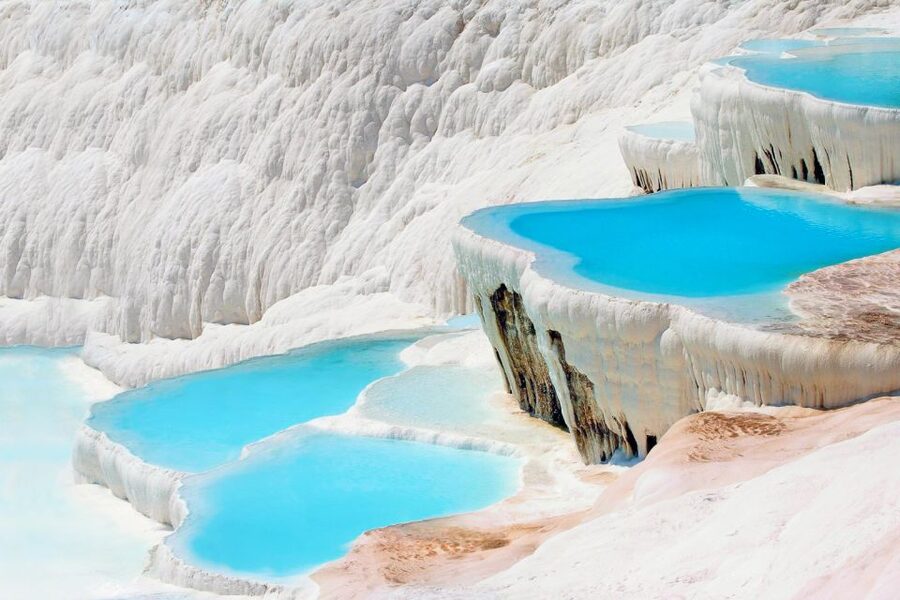 Ephesus and Pamukkale: Day Trip by Plane from Istanbul - Hierapolis: Roman ruins beside the springs