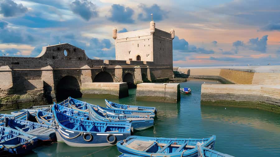 Essaouira Day Trip from Agadir - The Scala of the Kasbah and the harbor