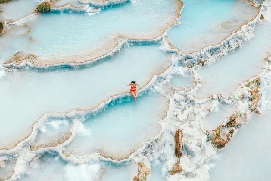 Florence: Day Trip to the Saturnia Thermal Baths - Free bathing, paid facilities