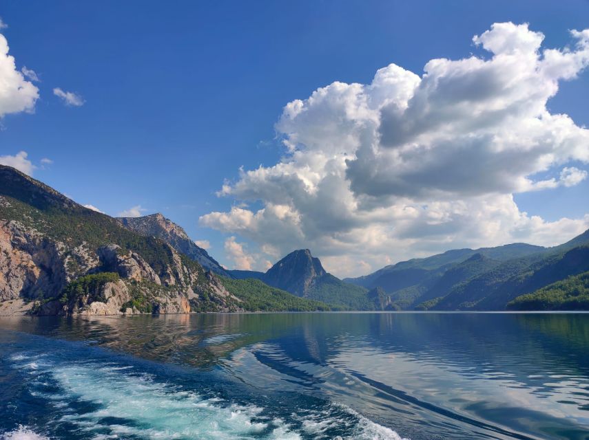 From Alanya: Green Canyon Day Trip with Lunch and Boat Ride - Lunch beside the lake