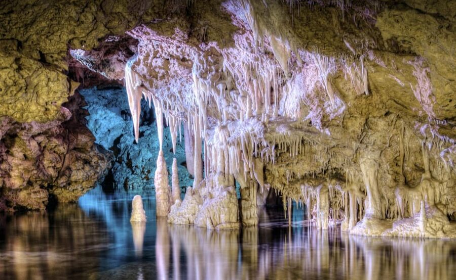 From Alcúdia: Dinosaurland and Hams' Caves Half-Day Trip - Cuevas dels Hams and the Sea of Venice