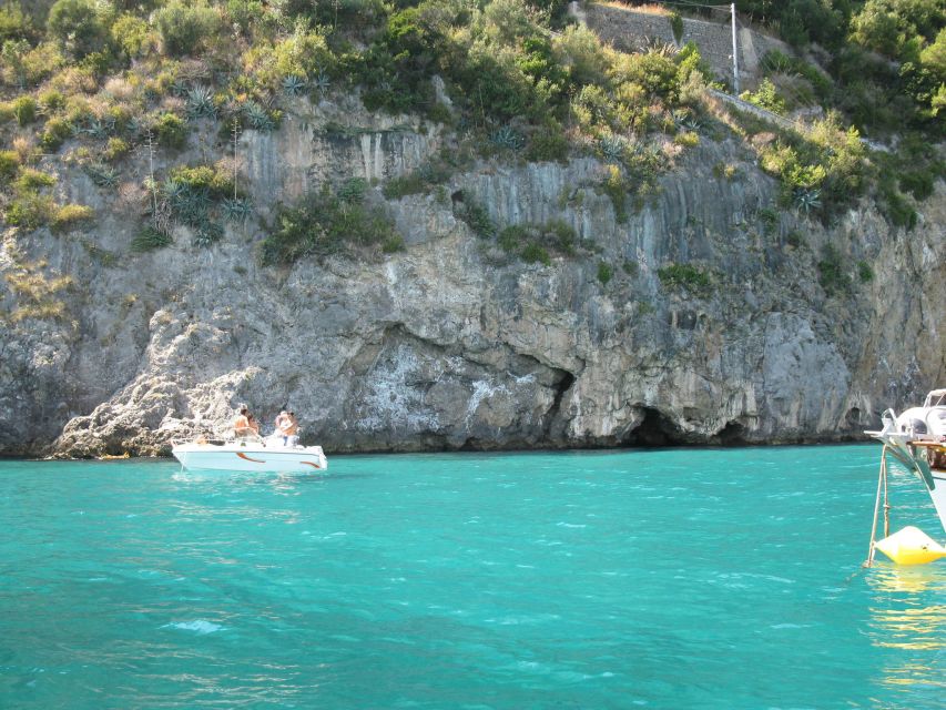 From Amalfi: Day Trip to Capri Private Boat Tour with Drinks - Swimming in clear water