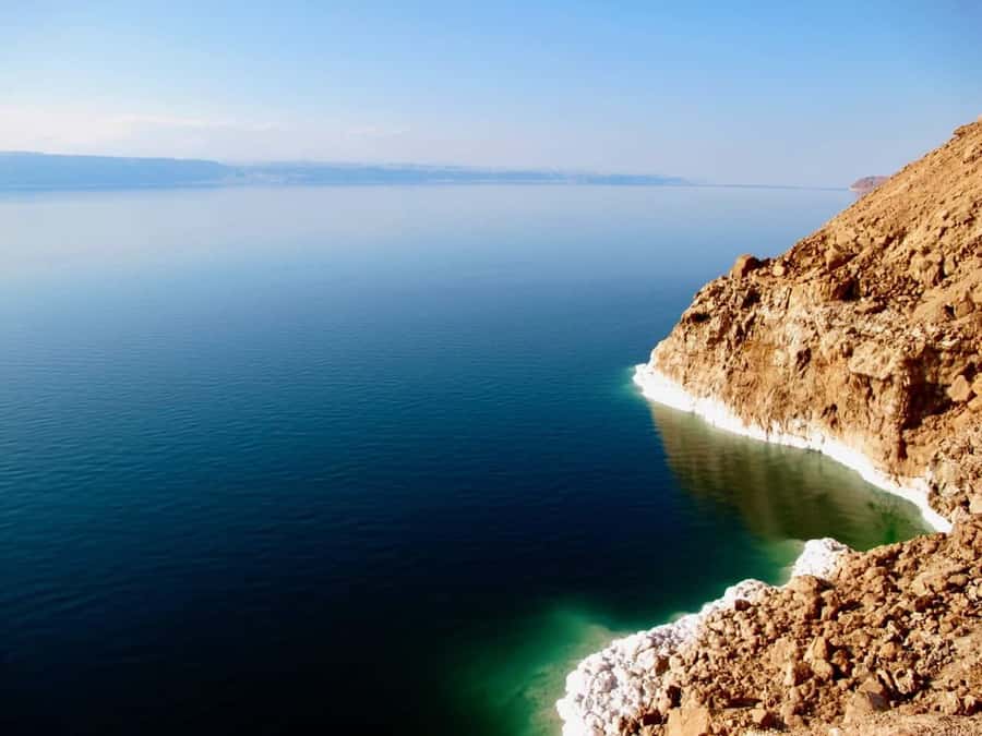 From Amman:To Al-Mujib Canyon & Dead Sea Salt Beach Day Trip - The Dead Sea: floating, salt crystals, and mud