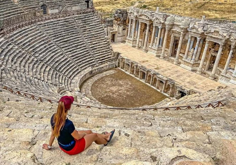 From Antalya/Kemer: Pamukkale & Hierapolis Day Trip w/Meals - Hierapolis, a ruined city above the springs
