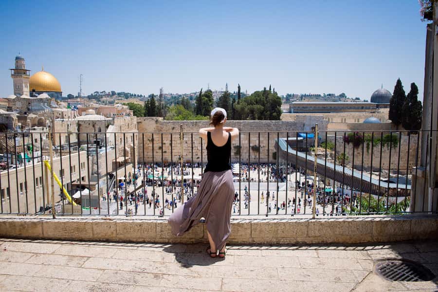 From Ashdod Port: Jerusalem and Bethlehem Day Trip - Cardo columns and a short walk along the Via Dolorosa
