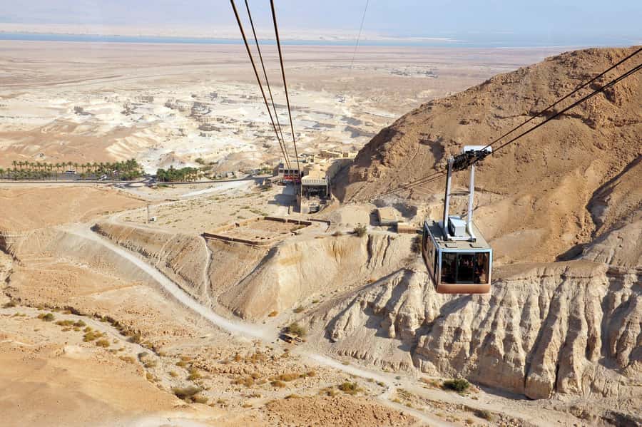 From Ashdod Port: Masada and Dead Sea Guided Day Trip - The Masada Museum at the foot of the mountain