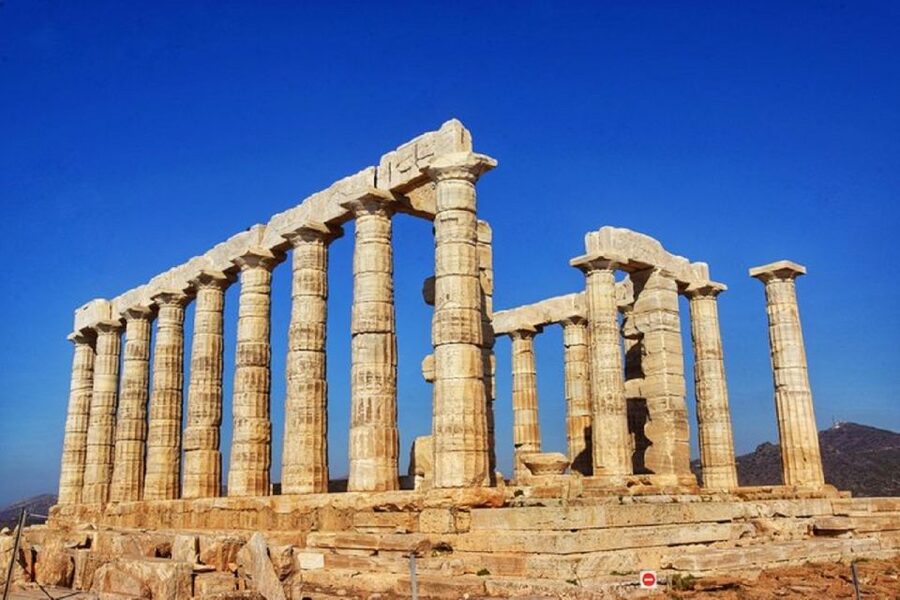 From Athens: Cape Sounion Day Trip at Sunset - Arriving at the Temple of Poseidon