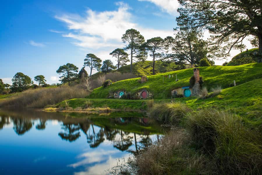 From Auckland: Hobbiton & Waitomo Caves Day Trip with Lunch - Entering Hobbiton after the 2.5-hour guided visit