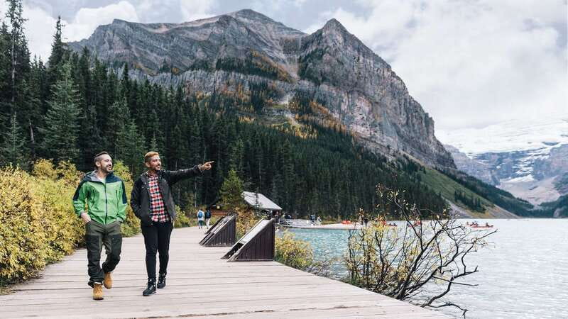 From Banff: Louise & Moraine Lake Guided Hiking Day Trip - Lake Louise offers an easy first look